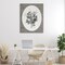 Stupell Industries Round Vignette of Flowers Canvas By Lettered and Lined